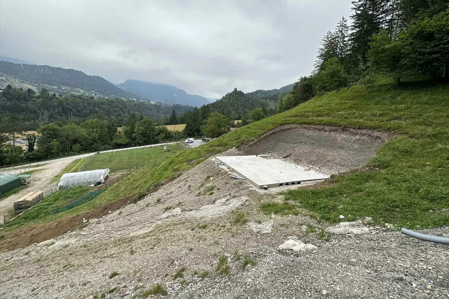 Glamping nelle Valli Bergamasche prima dell’intervento